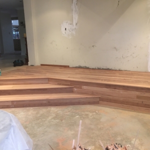 Blackbutt custom entertainment room (work in progress)